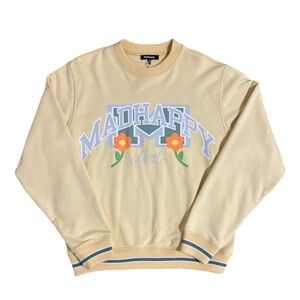 Madhappy Prefall Printables Fleece Crewneck Sweatshirt S
